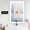 24x32 Inch Vanity Mirror With Lights With 3 Light Settings - Anti Fog Wall Mirror